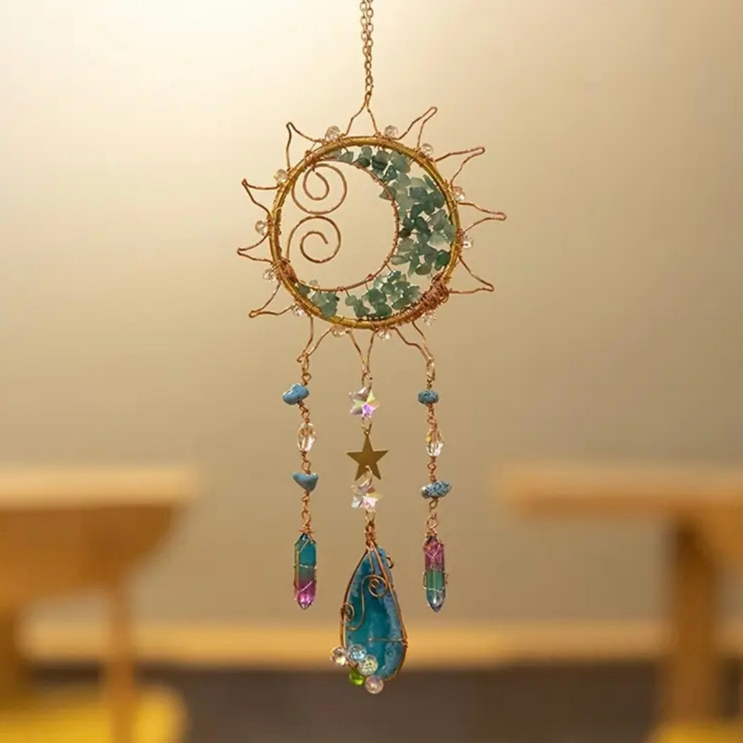 Crystal Moon Suncatcher