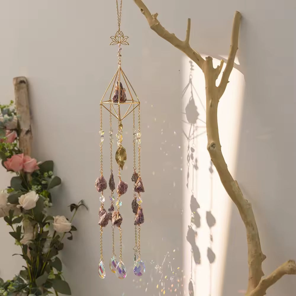 Crystal Suncatchers with Natura Stones