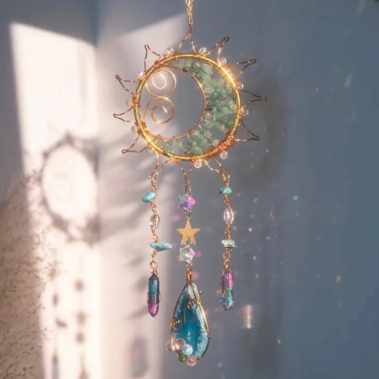 Crystal Moon Suncatcher