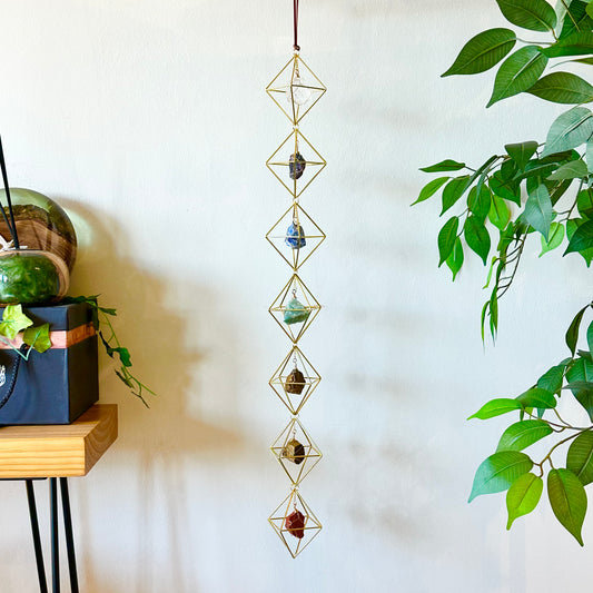 7 Chakra Rhombus Suncatcher