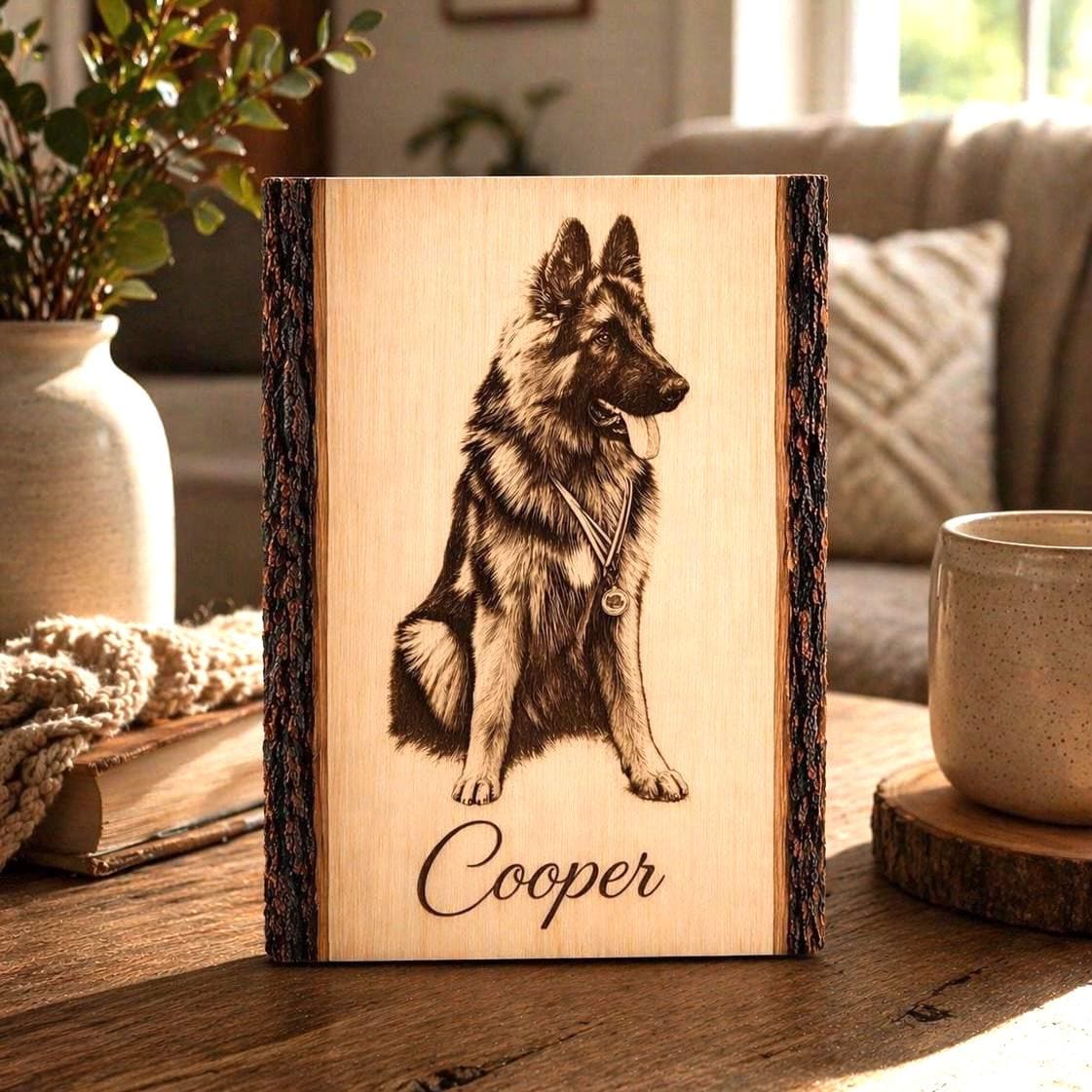 Personalized Wood Photo Engraving