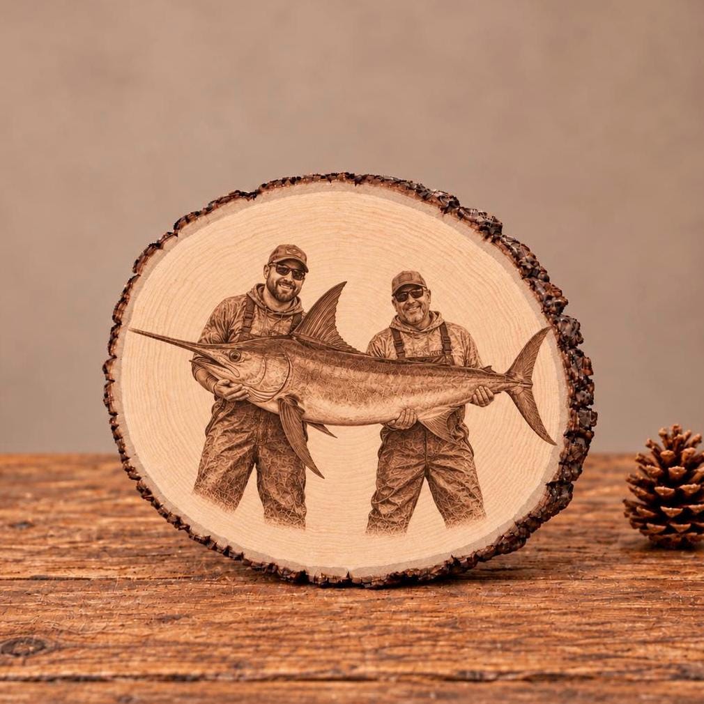 Personalized Hunting Wood Engraving