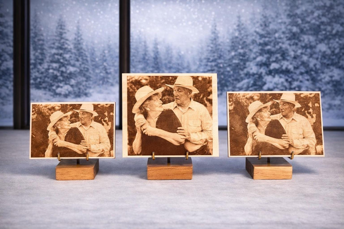Personalized Wood Photo Engraving, Rustic Home Decor, Custom Photo on Wood, Timeless Keepsake