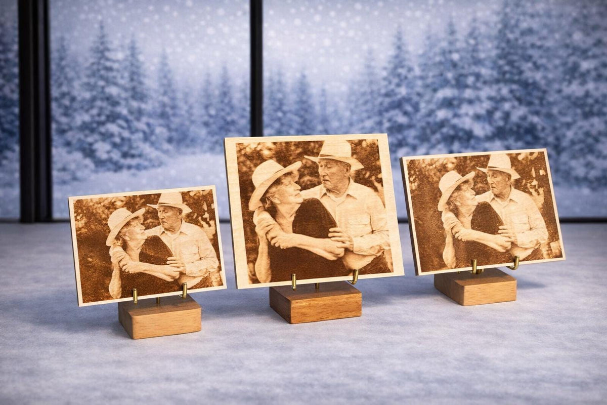 Personalized Wood Photo Engraving, Rustic Home Decor, Custom Photo on Wood, Timeless Keepsake