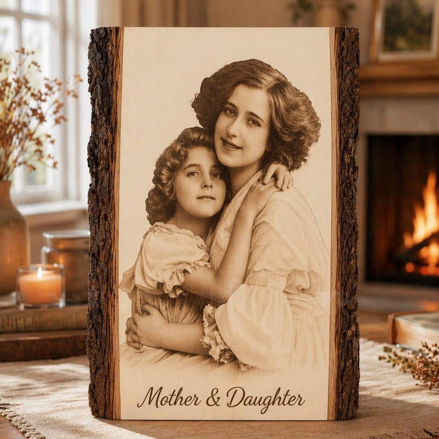 Personalized Photo on Wood Plaque
