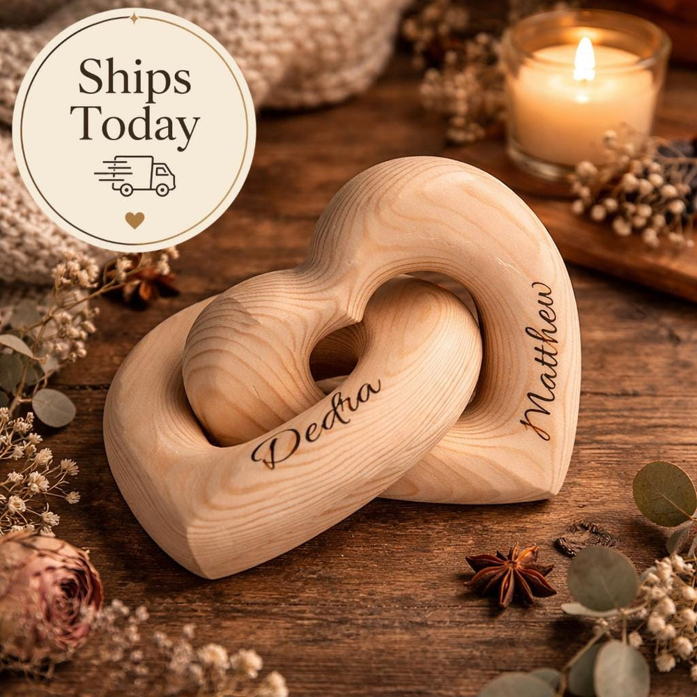 Personalized Infinity Heart with Names